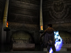Raziel learns of his Sarafan past in the tomb
