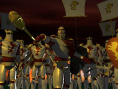 Ottmar leading the Army of the Last Hope against the Nemesis